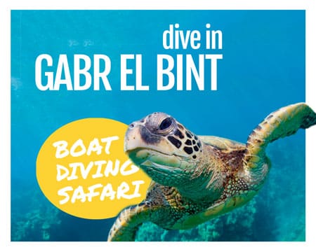 dive in Gabr El Bint - boat diving safari